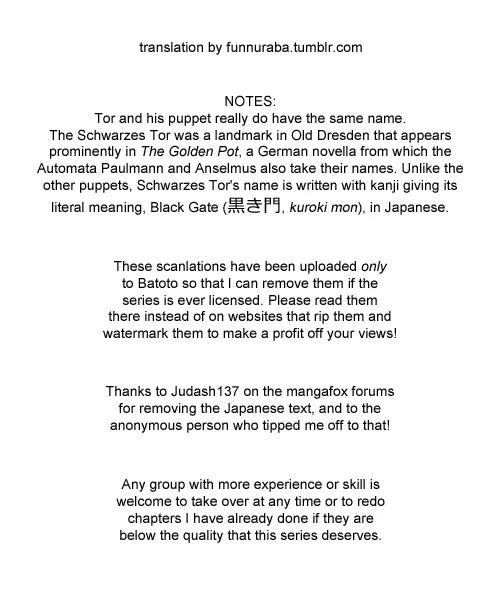 Karakuri Circus Chapter 187 page 18 - Chapter 187: Karakuri - Final Act - Act 31: Resonant Feelings