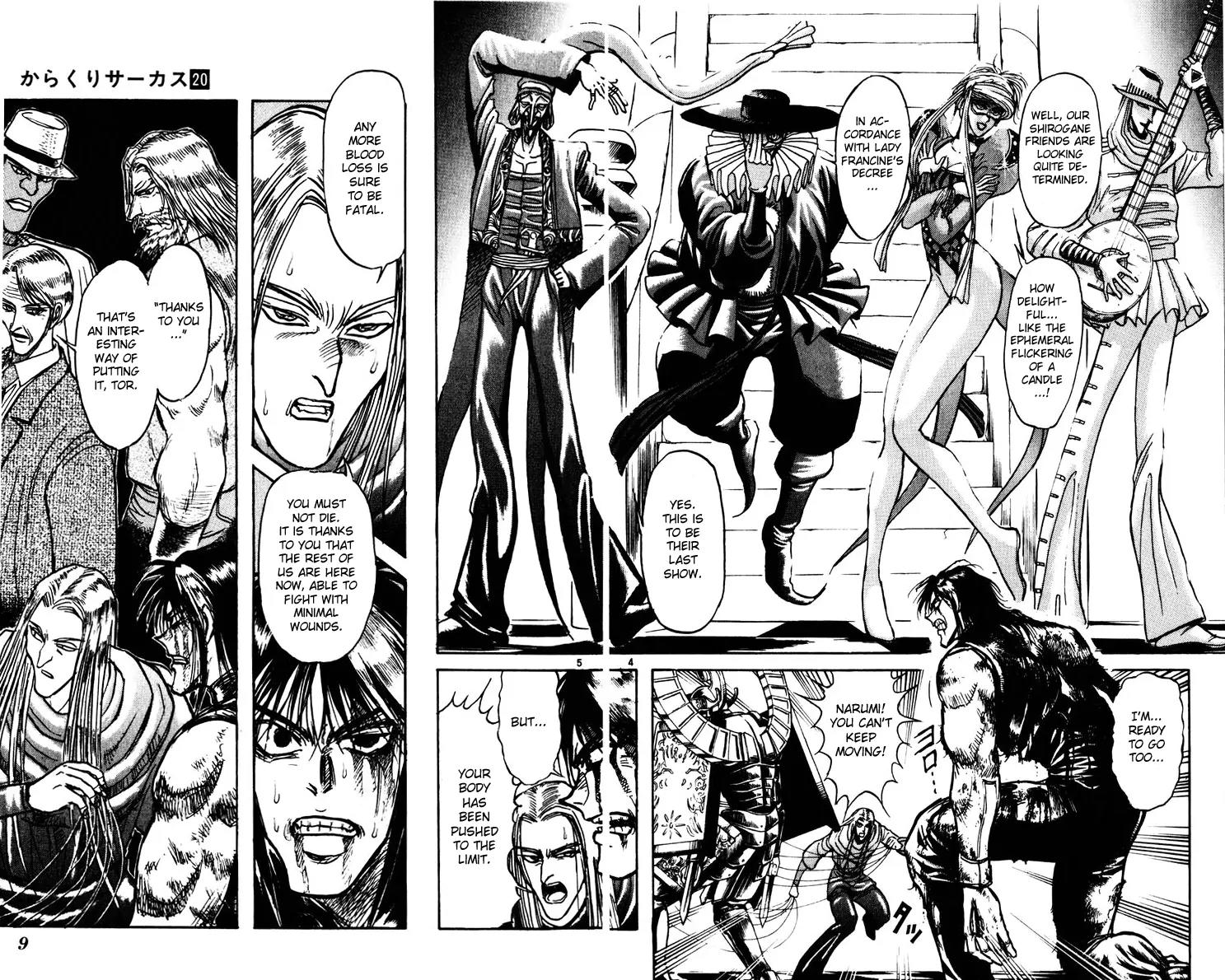 Karakuri Circus Chapter 187 page 6 - Chapter 187: Karakuri - Final Act - Act 31: Resonant Feelings