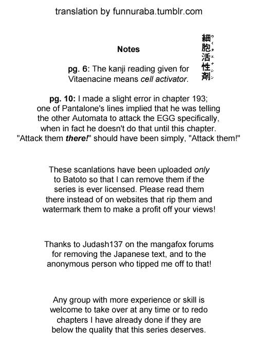 Karakuri Circus Chapter 195 page 19 - Chapter 195: Karakuri - Final Act - Act 39: 7:49