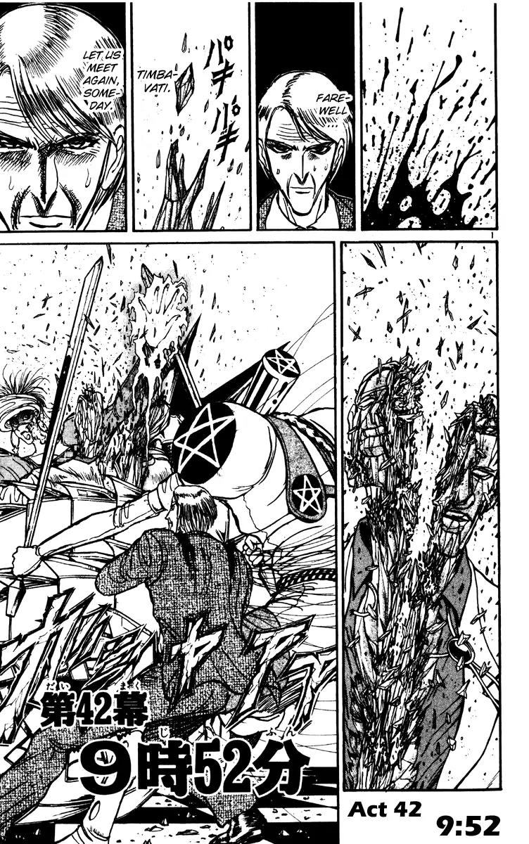 Karakuri Circus Chapter 198 page 1 - Chapter 198: Karakuri - Final Act - Act 42: 9:52