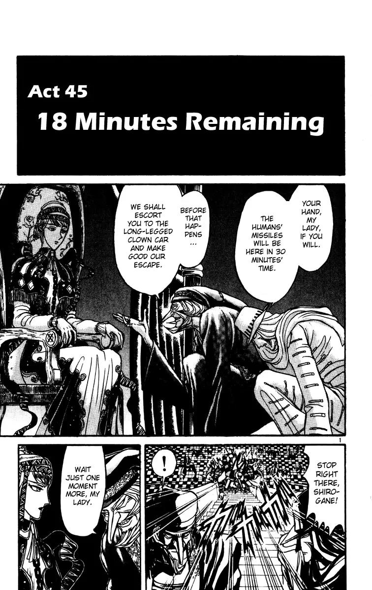 Karakuri Circus Chapter 201 page 1 - Chapter 201: Karakuri - Final Act - Act 45: 18 Minutes Remaining