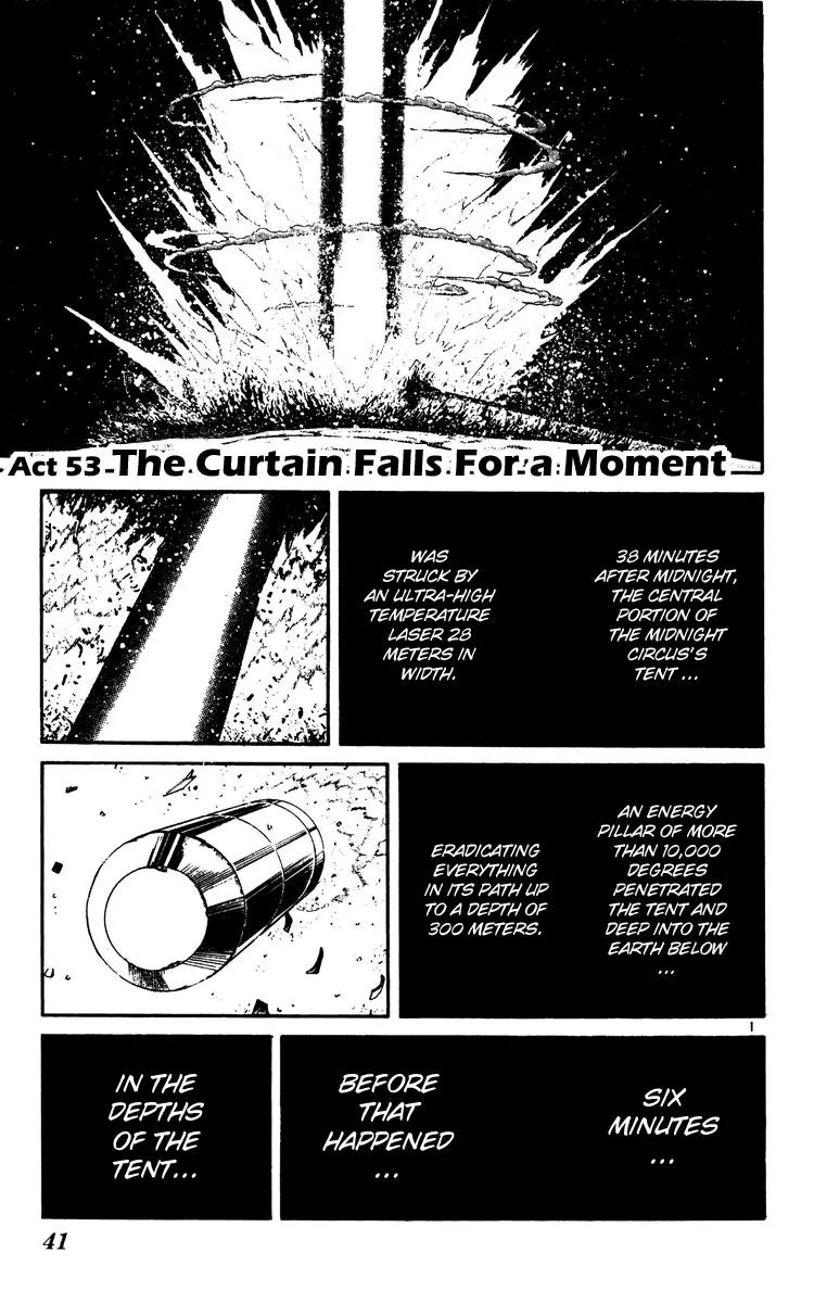 Karakuri Circus Chapter 209 page 1 - Chapter 209: Karakuri - Final Act - Act 53: The Curtain Falls for a Moment