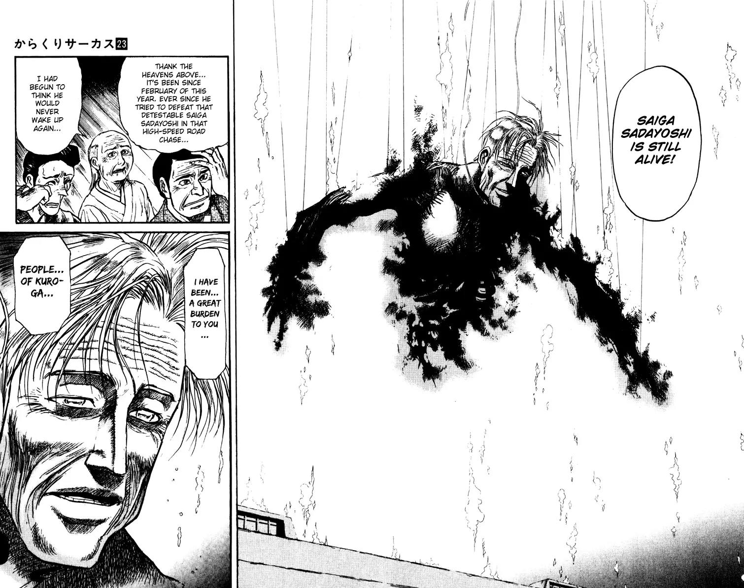 Karakuri Circus Chapter 219 page 10 - Chapter 219: Circus - Final Act - Act 7: The Past is in Motion Once More.