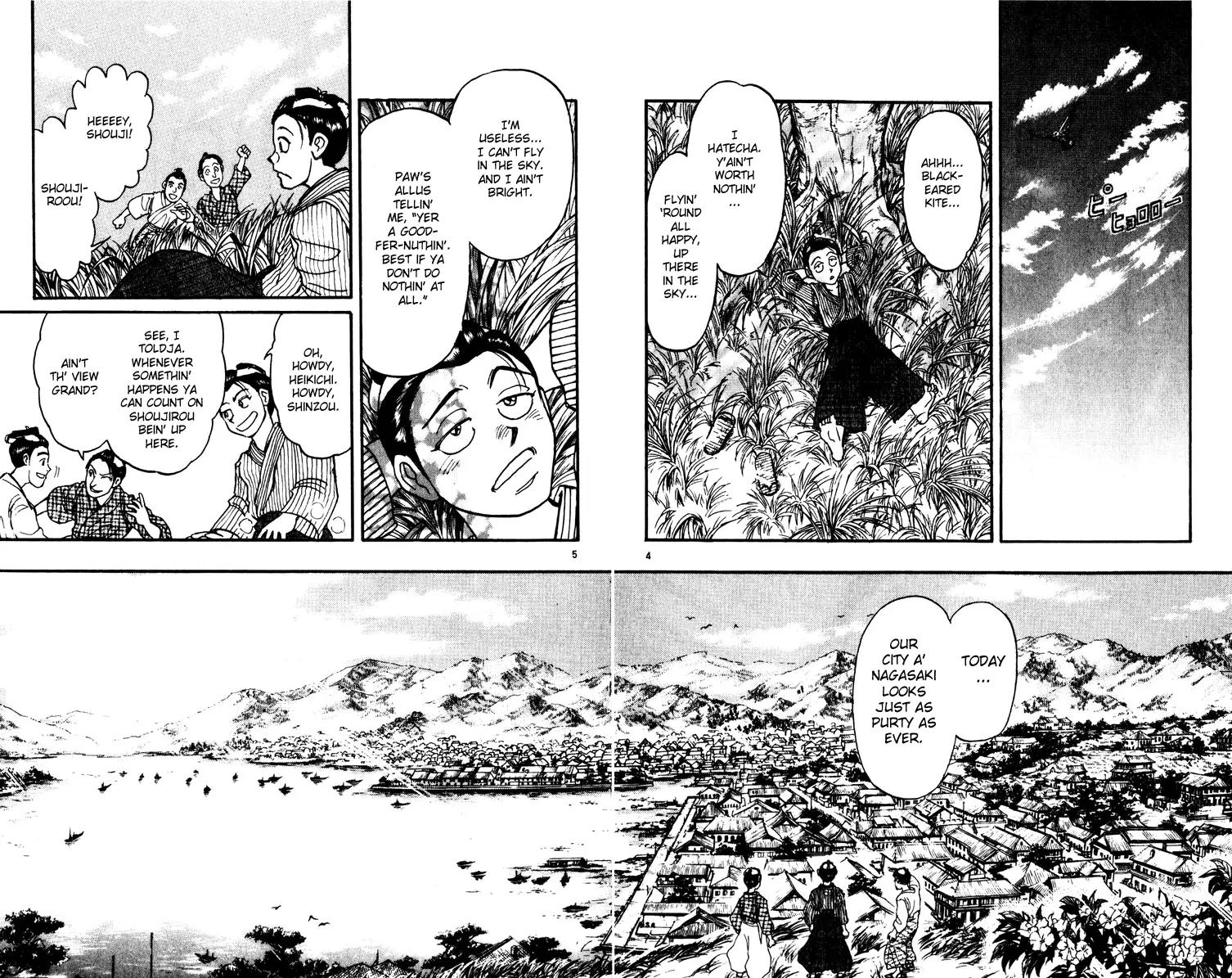 Karakuri Circus Chapter 221 page 4 - Chapter 221: Circus - Final Act - Act 9: Into Saiga Shouji's Memories