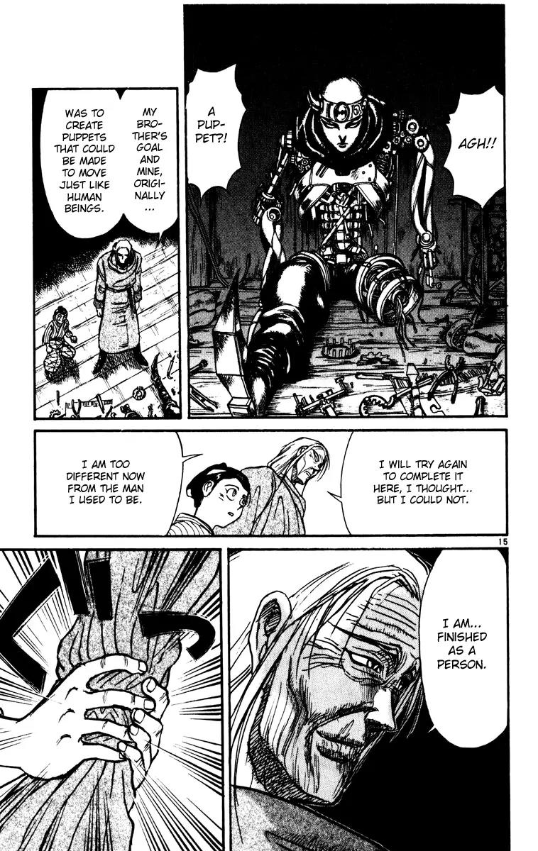 Karakuri Circus Chapter 222 page 15 - Chapter 222: Circus - Final Act - Act 10: Bai Yin and Shoujirou