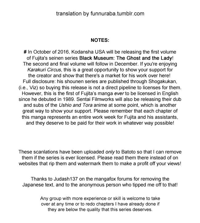 Karakuri Circus Chapter 231 page 18 - Chapter 231: Circus - Final Act - Act 19: Into the Next Memory