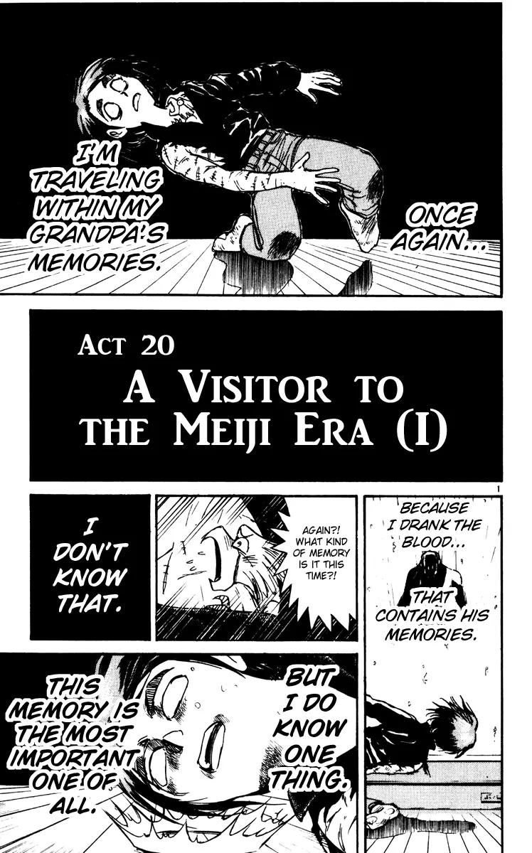 Karakuri Circus Chapter 232 page 1 - Chapter 232: Circus - Final Act - Act 20: A Visitor to the Meiji Era (I)