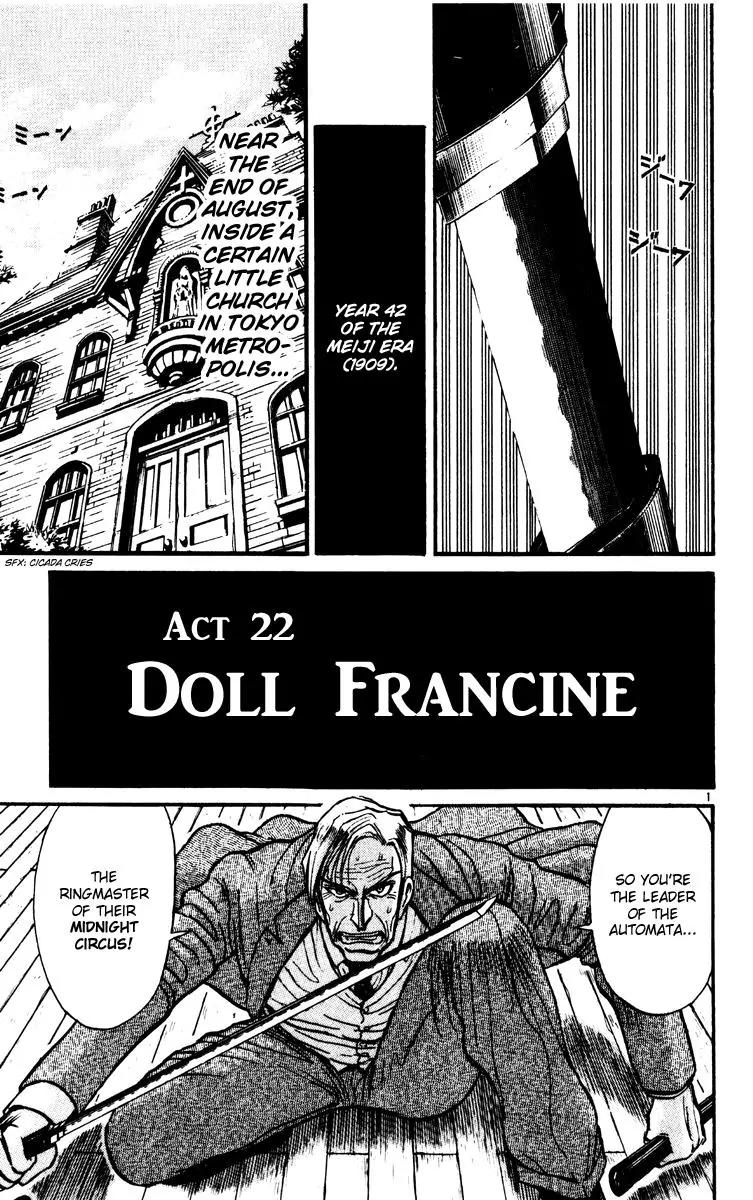 Karakuri Circus Chapter 234 page 1 - Chapter 234: Circus - Final Act - Act 22: Doll Francine