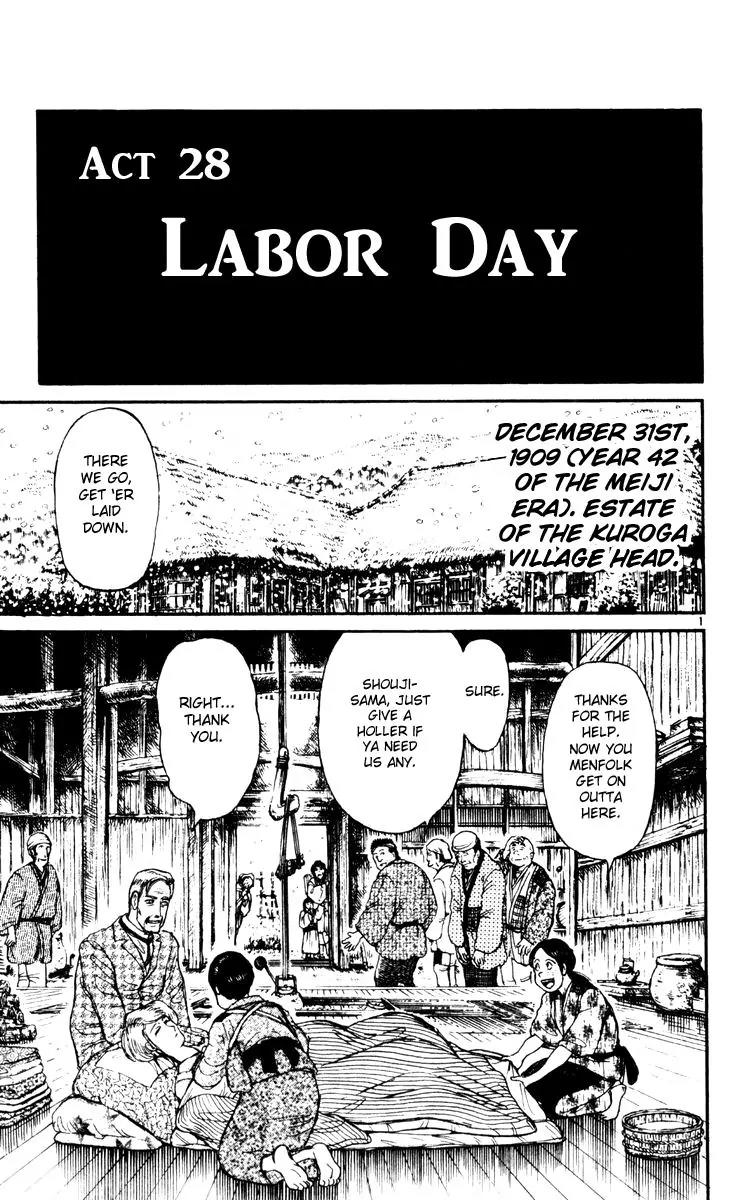 Karakuri Circus Chapter 240 page 1 - Chapter 240: Circus - Final Act - Act 28: Labor Day