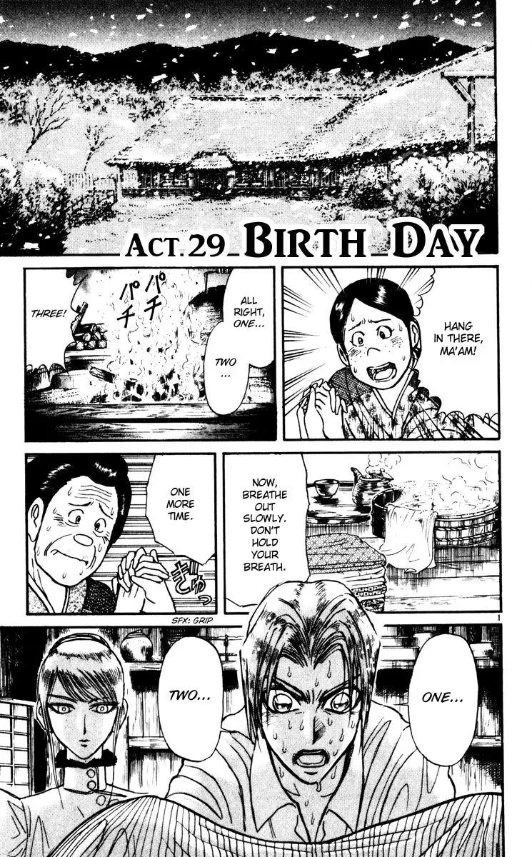 Karakuri Circus Chapter 241 page 1 - Chapter 241: Circus - Final Act - Act 29: Birth Day