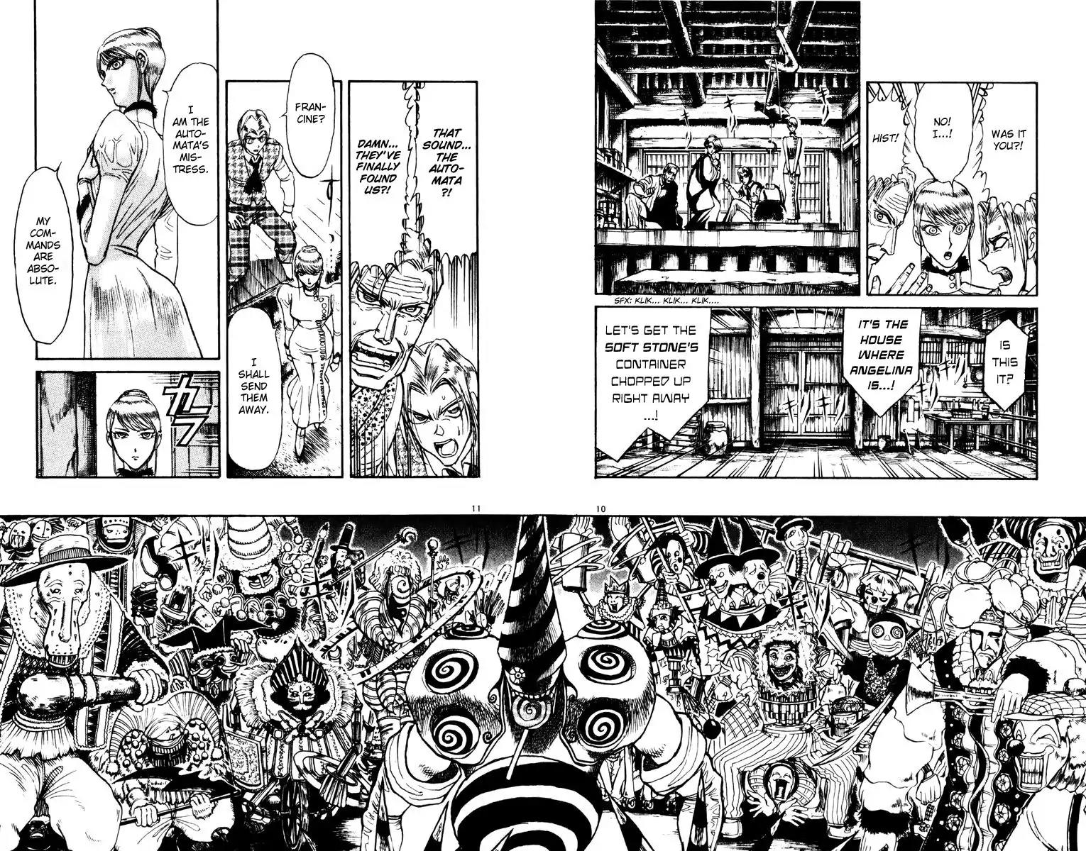 Karakuri Circus Chapter 243 page 10 - Chapter 243: Circus - Final Act - Act 31: A Smile (First Half)