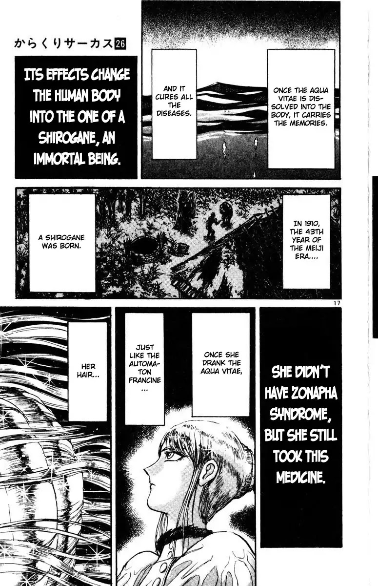 Karakuri Circus Chapter 248 page 17 - Chapter 248: Circus - Final Act - Act 36: In the Well