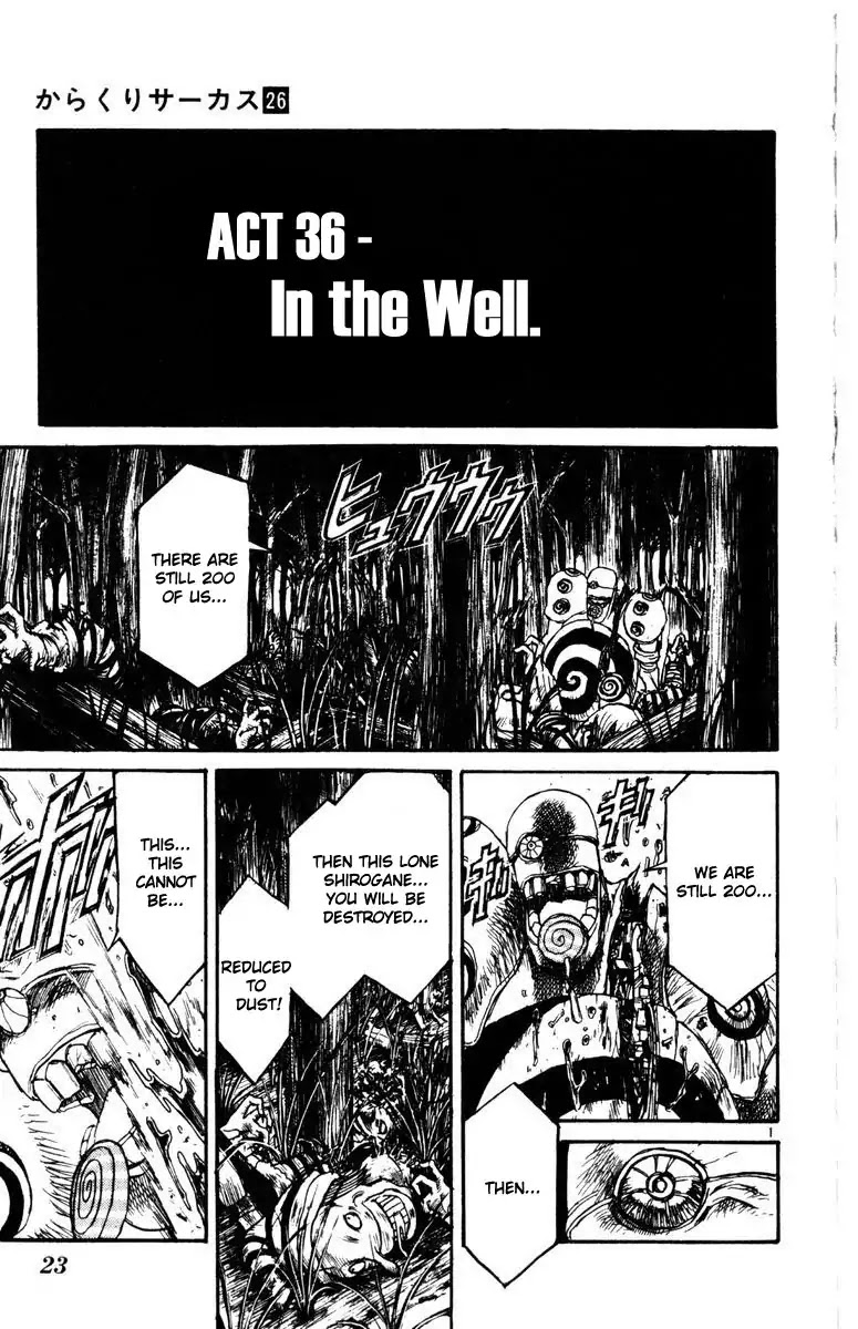 Karakuri Circus Chapter 248 page 2 - Chapter 248: Circus - Final Act - Act 36: In the Well
