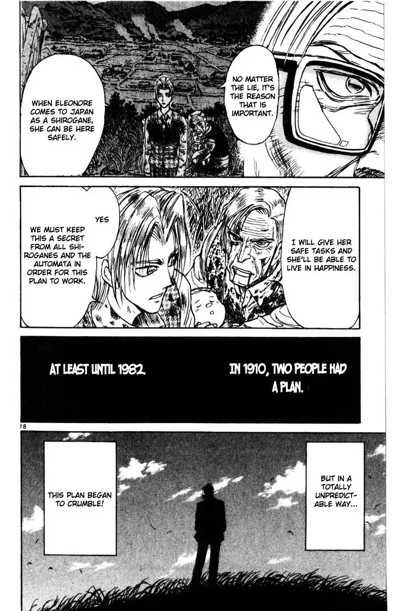 Karakuri Circus Chapter 249 page 19 - Chapter 249: Circus - Final Act - Act 37: Then, history to modernity