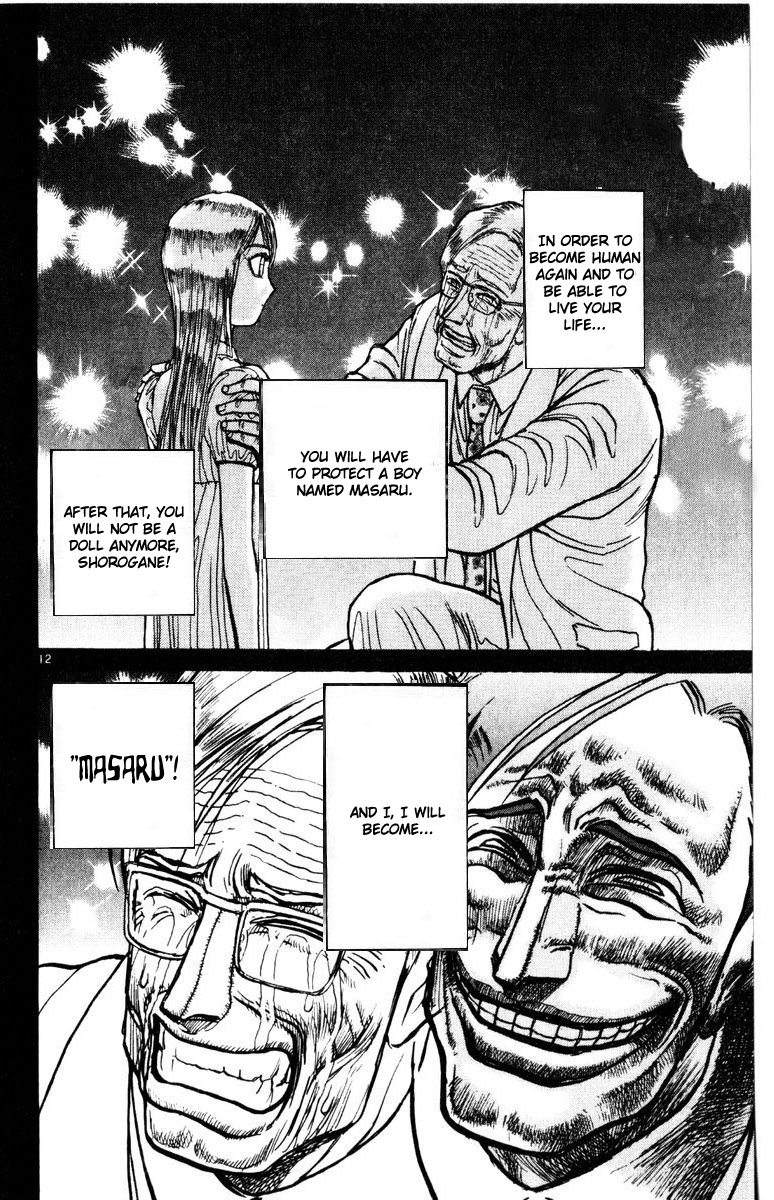 Karakuri Circus Chapter 255 page 13 - Chapter 255: Circus - Final Act - Act 43: Sadayoshi's plan