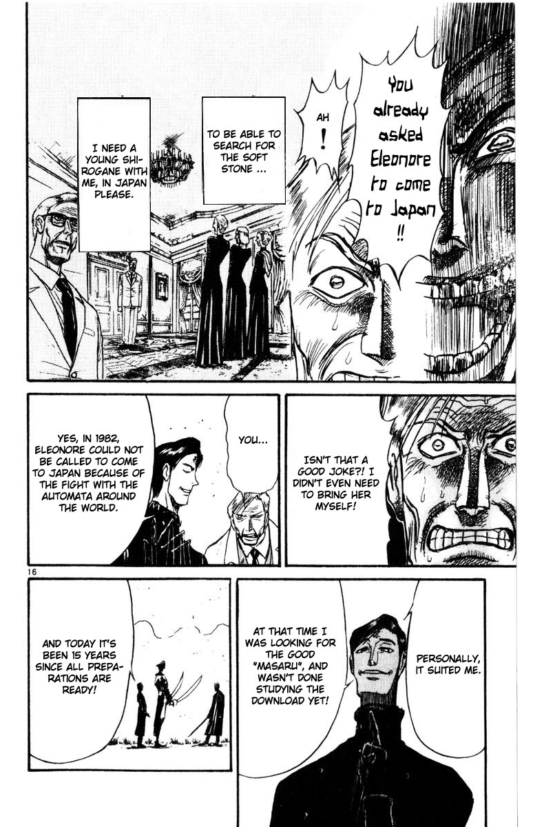Karakuri Circus Chapter 255 page 17 - Chapter 255: Circus - Final Act - Act 43: Sadayoshi's plan
