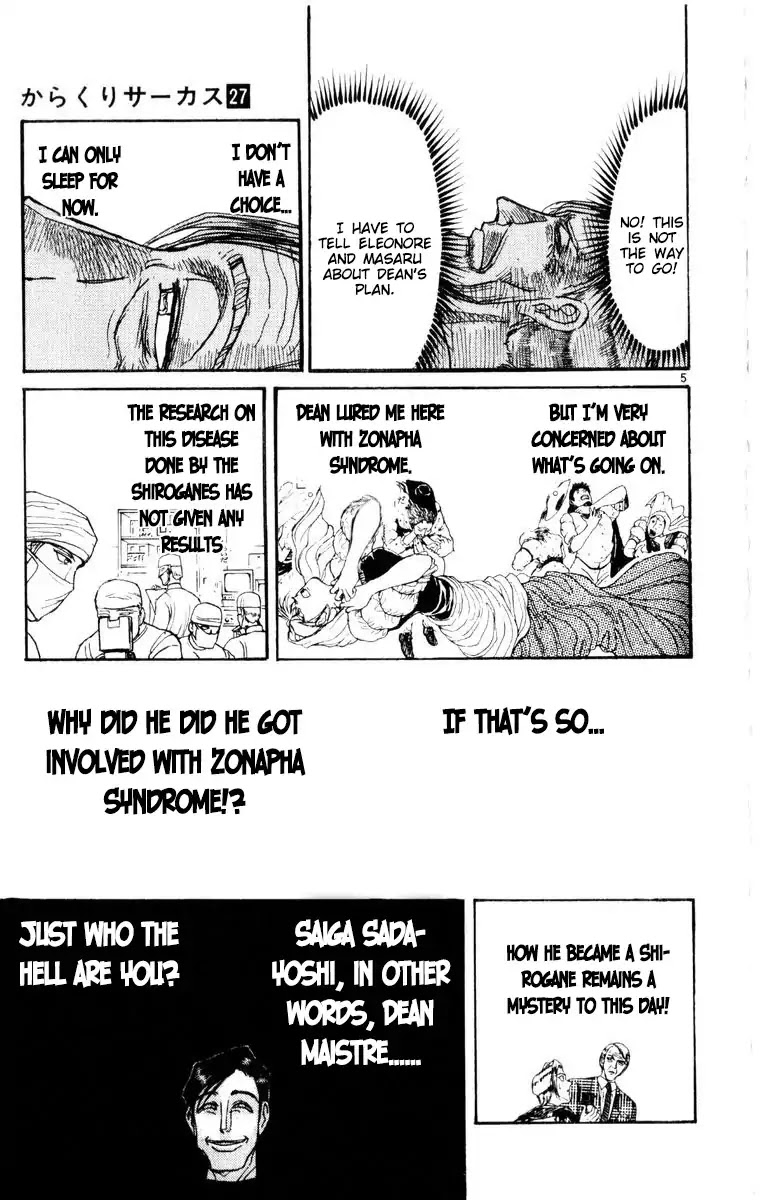 Karakuri Circus Chapter 257 page 9 - Chapter 257: Circus - Final Act - Act 45: Between three years ago and now