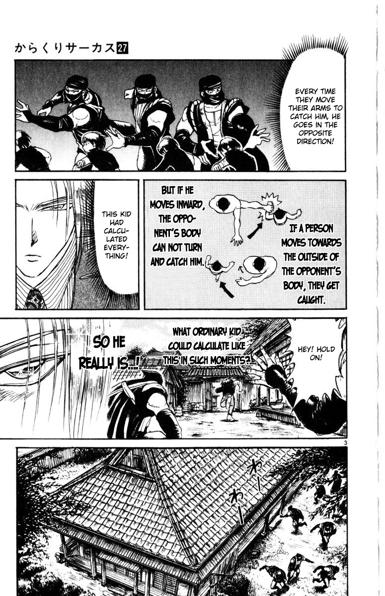 Karakuri Circus Chapter 260 page 4 - Chapter 260: Circus - Final Act - Act 48: The one who has the memories of the ancient
