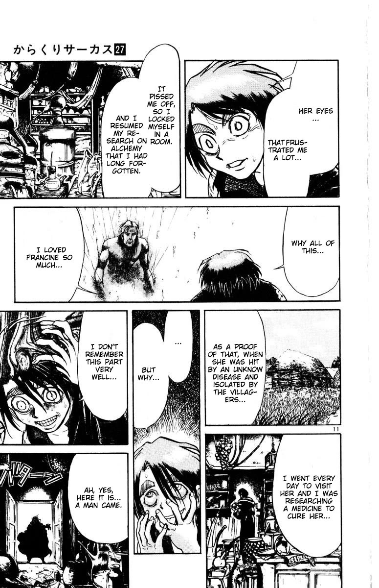 Karakuri Circus Chapter 262 page 11 - Chapter 262: Circus - Final Act - Act 50: Circles of a lost time [Part 2]