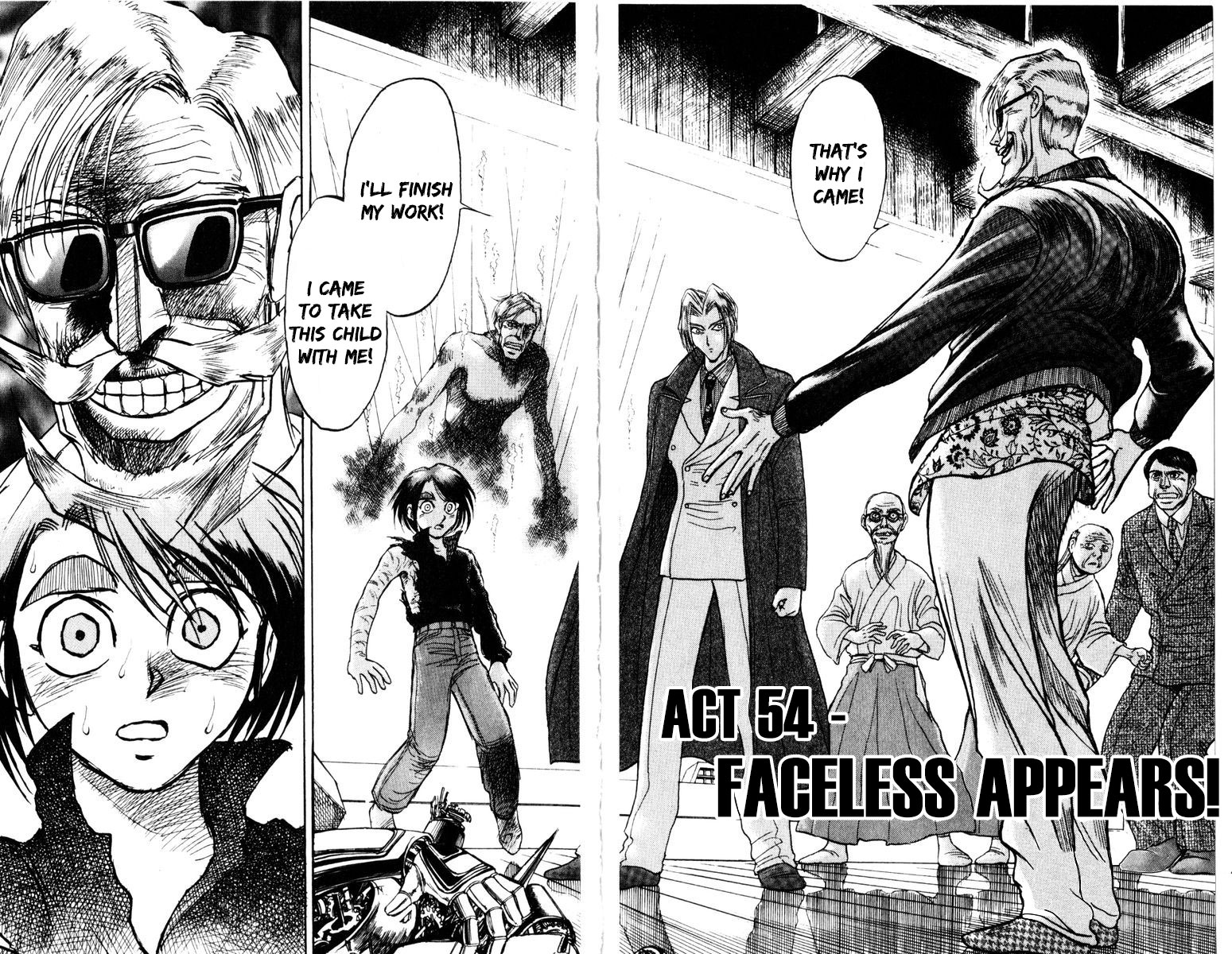 Karakuri Circus Chapter 266 page 3 - Chapter 266: Circus - Final Act - Act 54: Faceless appears!