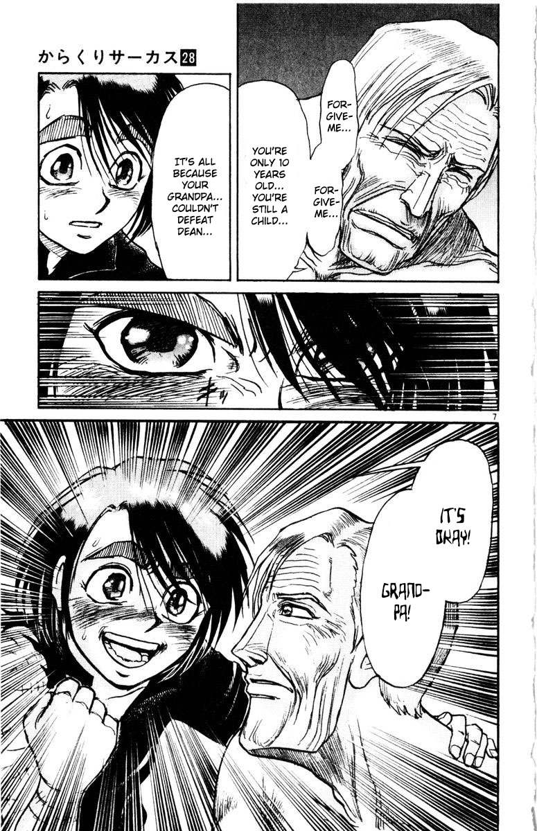 Karakuri Circus Chapter 274 page 8 - Chapter 274: Circus - Final Act - Act 62: Temporary closing