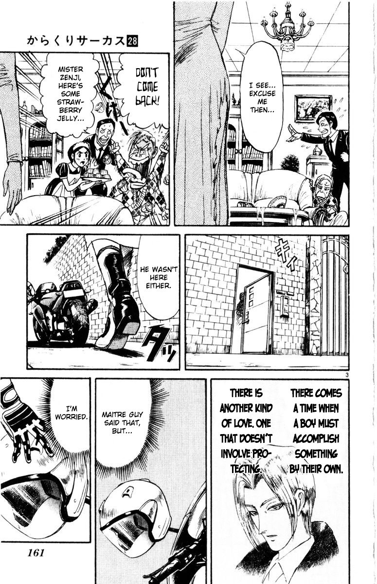 Karakuri Circus Chapter 275 page 4 - Chapter 275: Intermission I - "Can't go back"