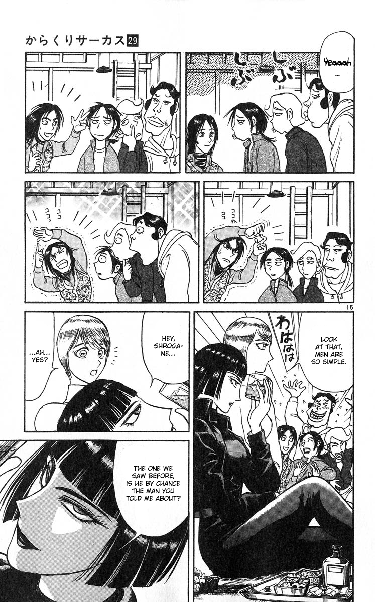 Karakuri Circus Chapter 279 page 14 - Chapter 279: Main Part - Reunion - Act 1: Opening Bell