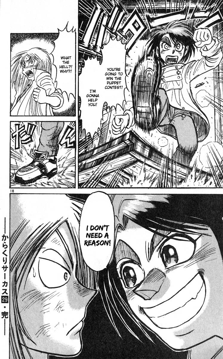 Karakuri Circus Chapter 285 page 20 - Chapter 285: Main Part - Welcome to the Kuroga Village - Act 3: Reasons
