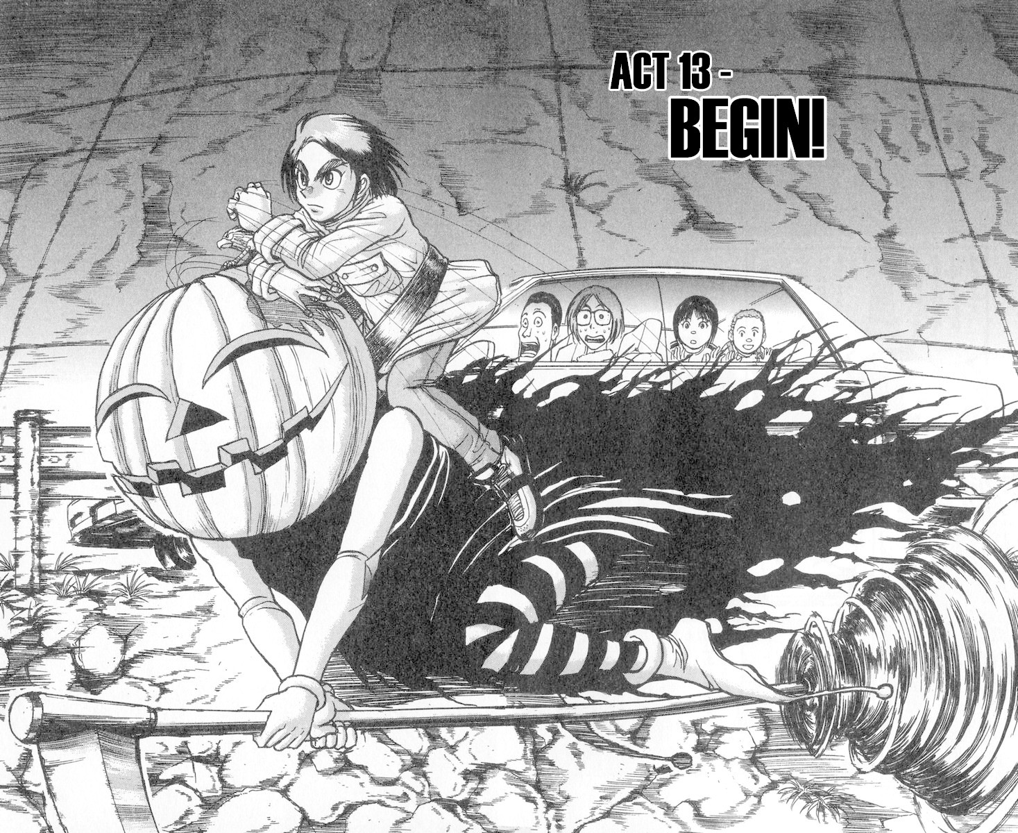 Karakuri Circus Chapter 295 page 4 - Chapter 295: Main Part - Welcome to the Kuroga Village - Act 13: Begin!