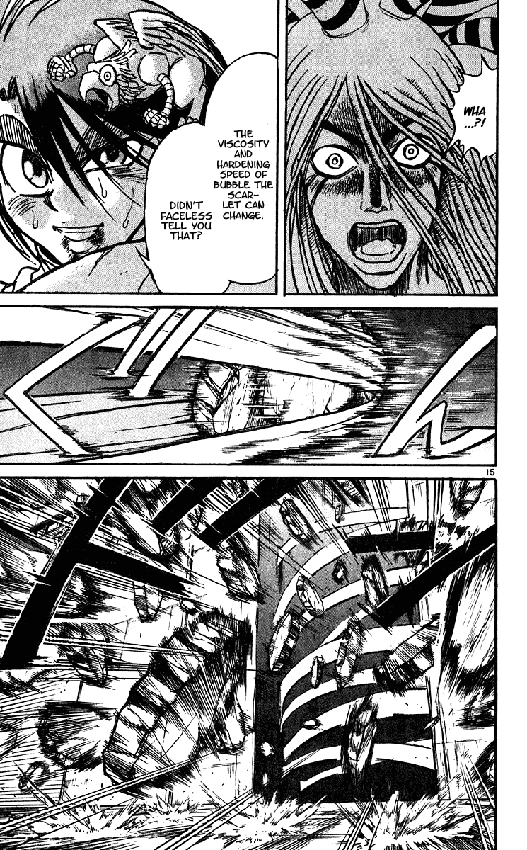Karakuri Circus Chapter 297 page 17 - Chapter 297: Main Part - Welcome to the Kuroga Village - Act 15: BUBBLE THE SCARLET