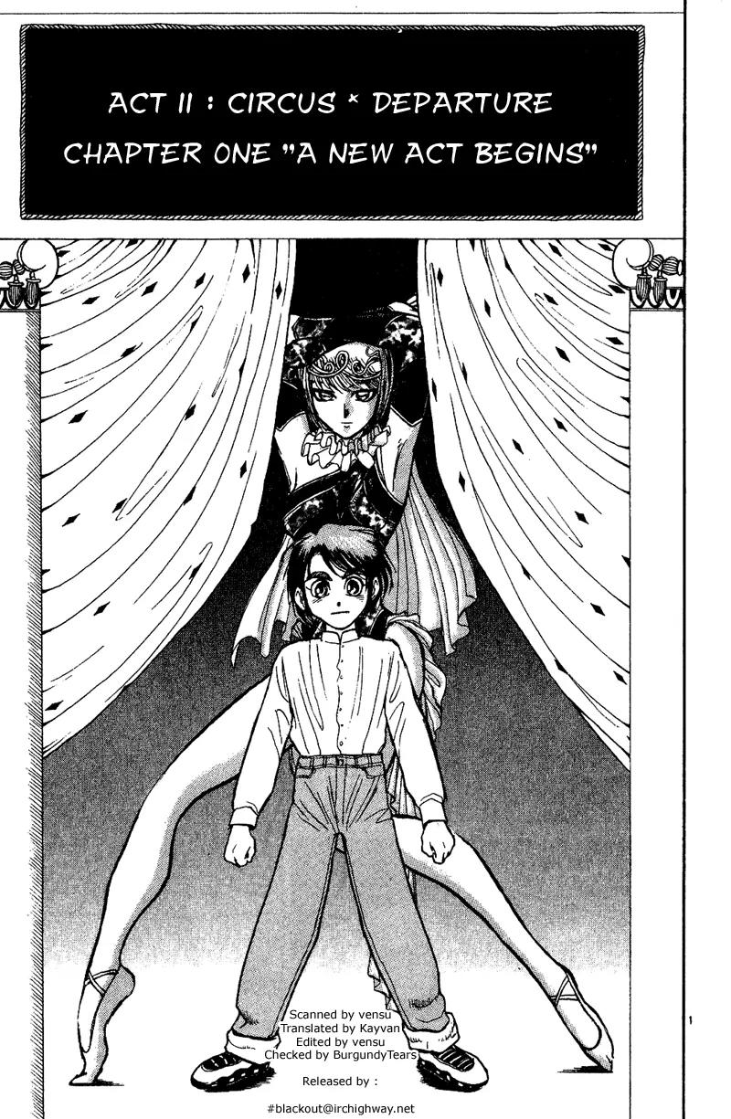 Karakuri Circus Chapter 30 page 1 - Chapter 30: A New Act Begins - Act 2: Circus * Departure