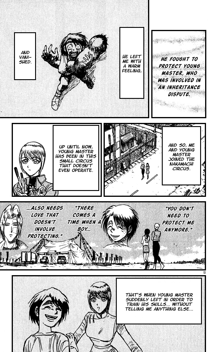 Karakuri Circus Chapter 301 page 10 - Chapter 301: Main Part - Days with Narumi - Act 1: Opening Bell