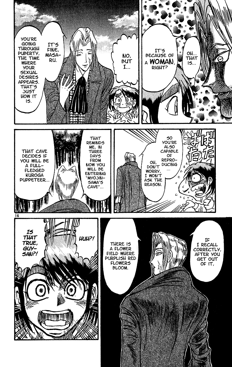 Karakuri Circus Chapter 312 page 17 - Chapter 312: Main Part - Spring at Kuroga Village - Act 2: Flower Field