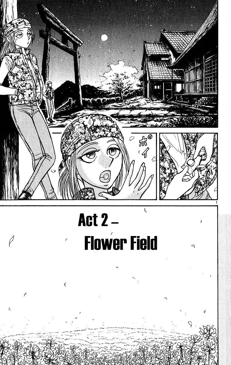Karakuri Circus Chapter 312 page 2 - Chapter 312: Main Part - Spring at Kuroga Village - Act 2: Flower Field