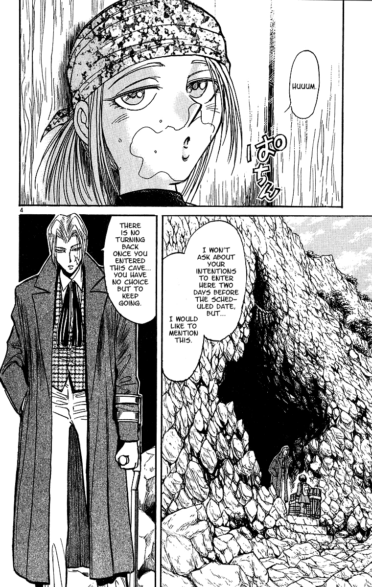 Karakuri Circus Chapter 313 page 5 - Chapter 313: Main Part - Spring at Kuroga Village - Act 3: Myojin-Sama's Cave