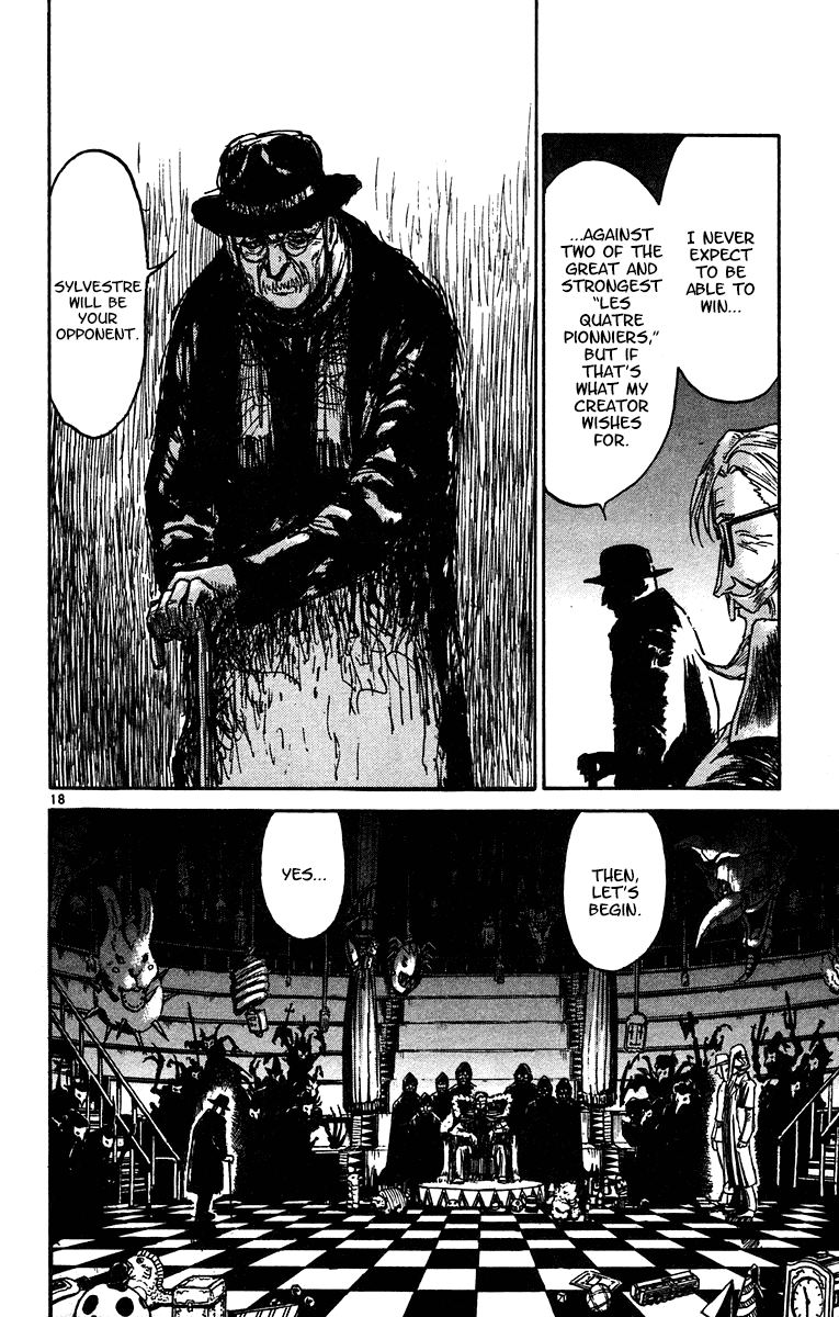 Karakuri Circus Chapter 320 page 19 - Chapter 320: Main Part - Summer at Kuroga Village - Act 2: The opposite of "evolution"