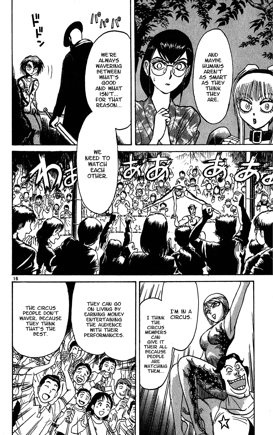 Karakuri Circus Chapter 328 page 17 - Chapter 328: Main Part - Summer at Kuroga Village - Act 10: Answer to the question