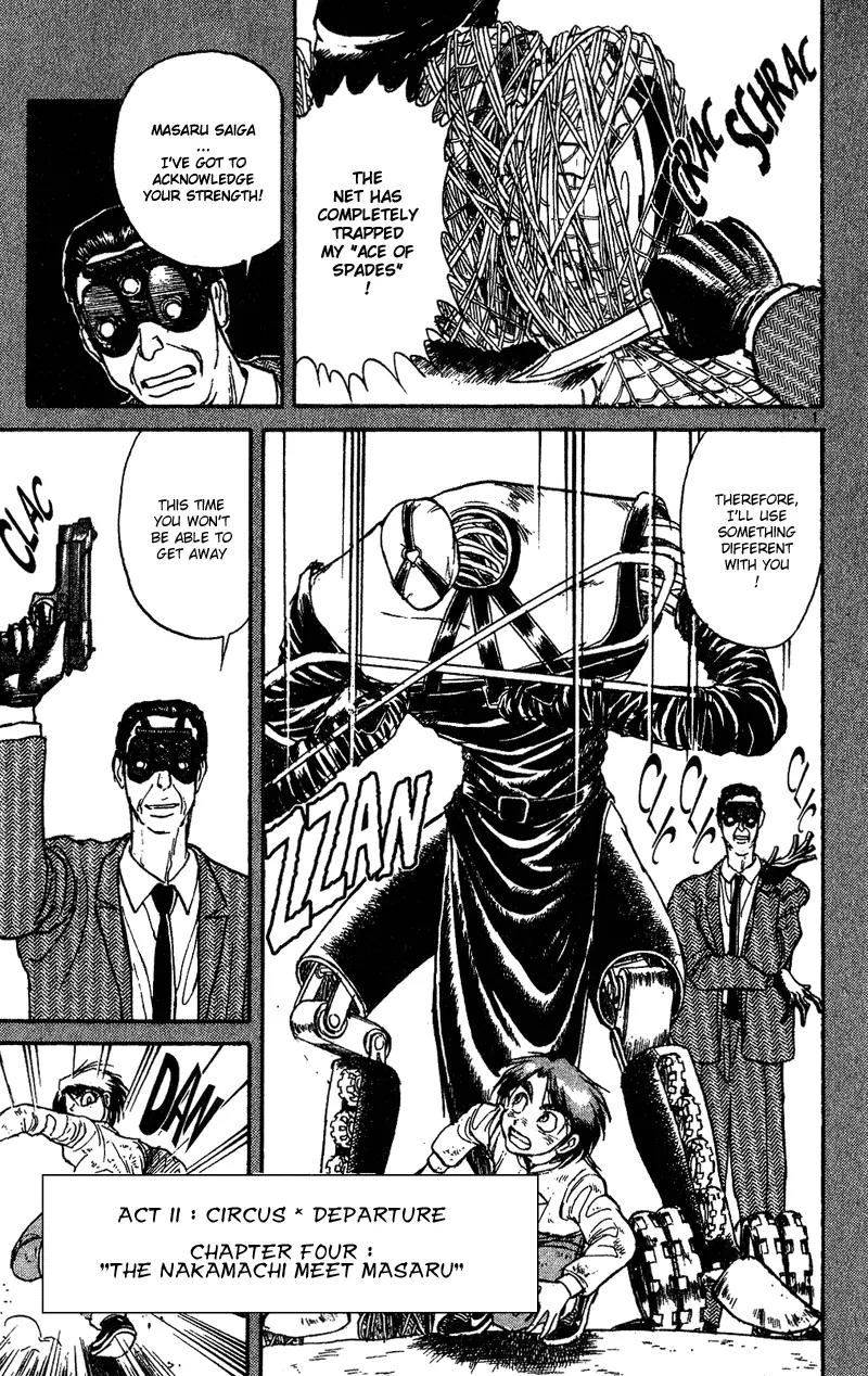 Karakuri Circus Chapter 33 page 1 - Chapter 33: The Nakamachi Meet Masaru - Act 2: Circus * Departure