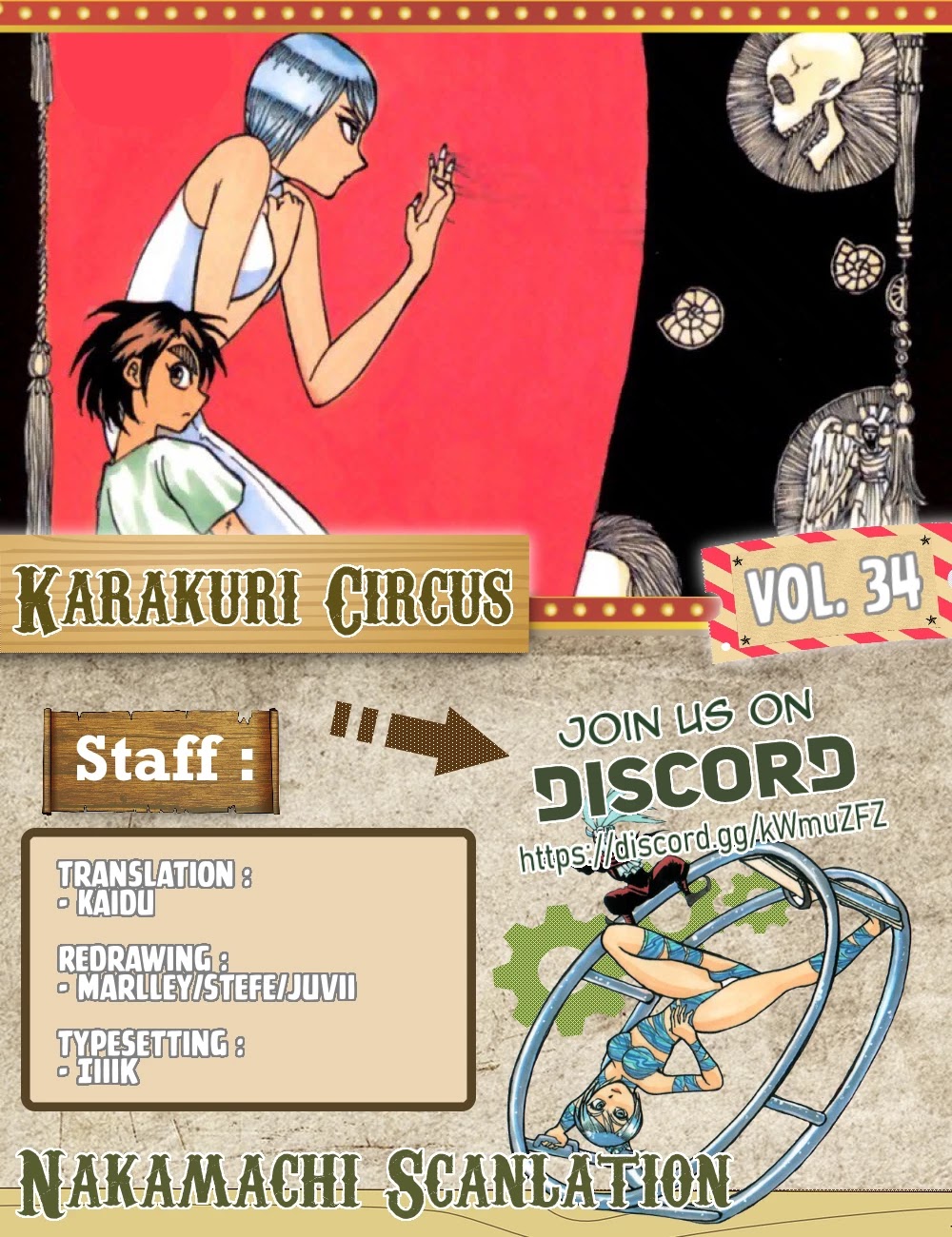 Karakuri Circus Chapter 331 page 1 - Chapter 331: Intermission - Testament I