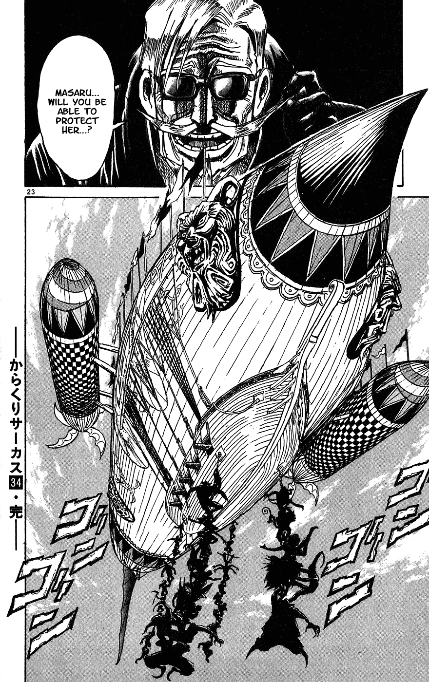 Karakuri Circus Chapter 335 page 24 - Chapter 335: Deus Ex Machina - Act 2: Silver Goddess