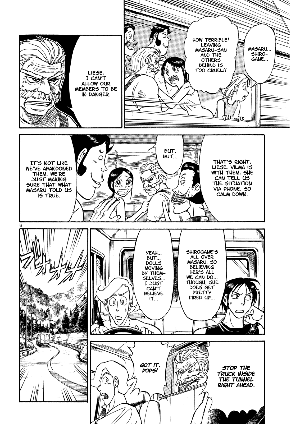 Karakuri Circus Chapter 336 page 10 - Chapter 336: Deus Ex Machina - Act 3: Attack on Kuroga Village