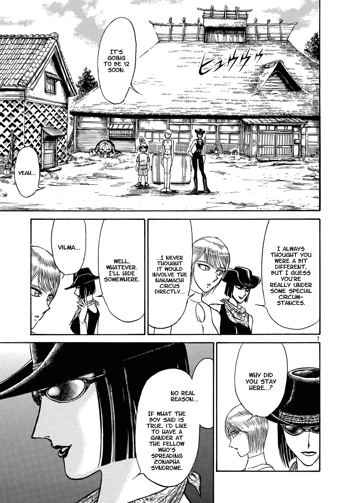 Karakuri Circus Chapter 336 page 11 - Chapter 336: Deus Ex Machina - Act 3: Attack on Kuroga Village