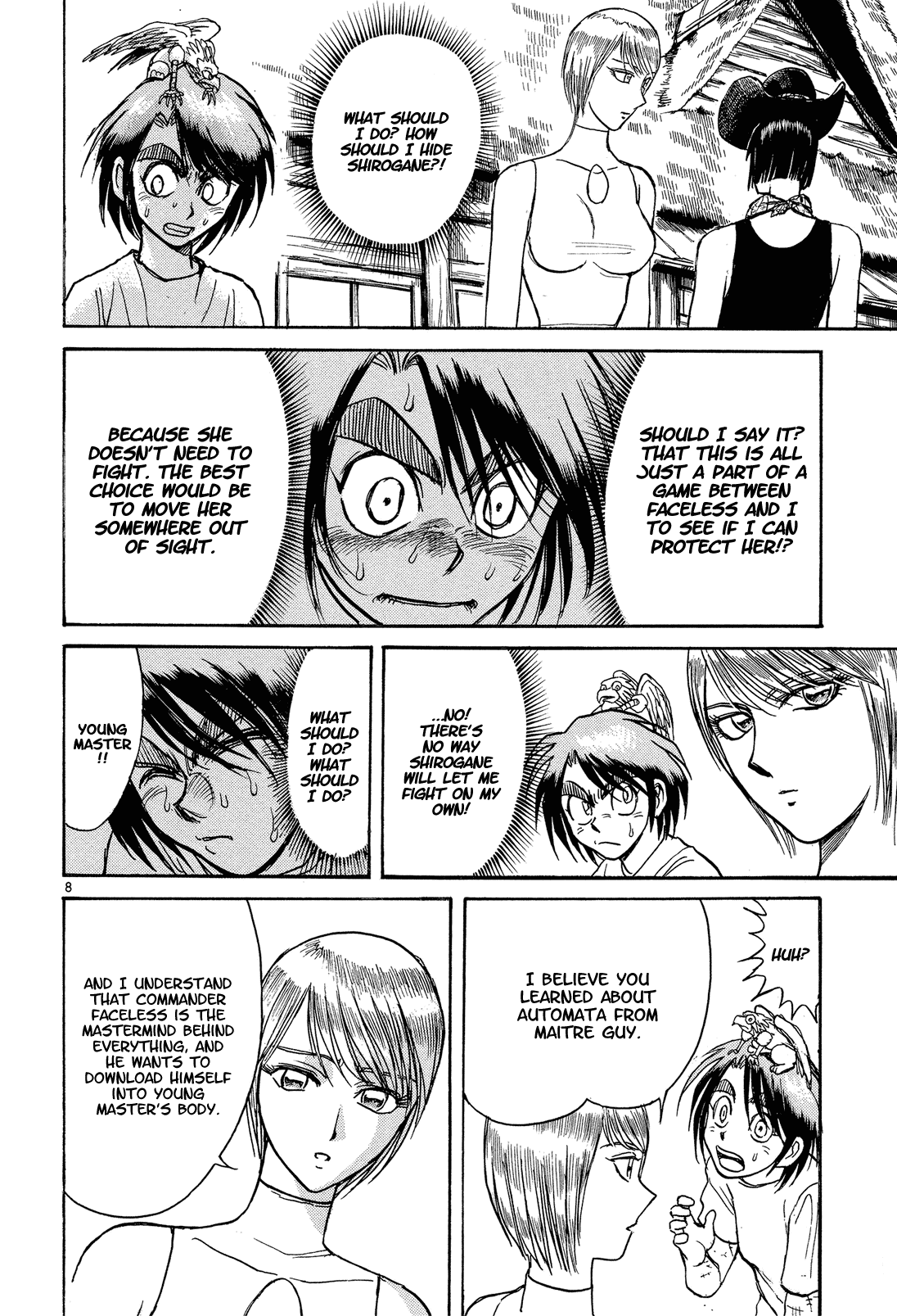 Karakuri Circus Chapter 336 page 12 - Chapter 336: Deus Ex Machina - Act 3: Attack on Kuroga Village