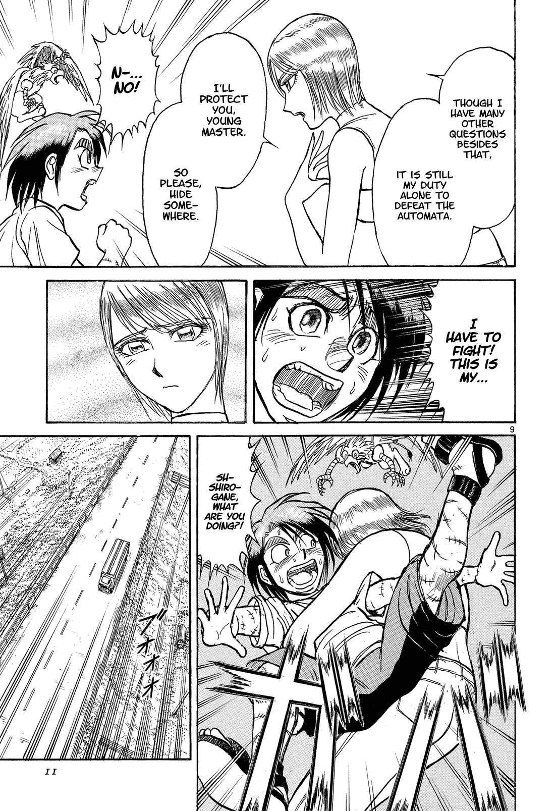 Karakuri Circus Chapter 336 page 13 - Chapter 336: Deus Ex Machina - Act 3: Attack on Kuroga Village