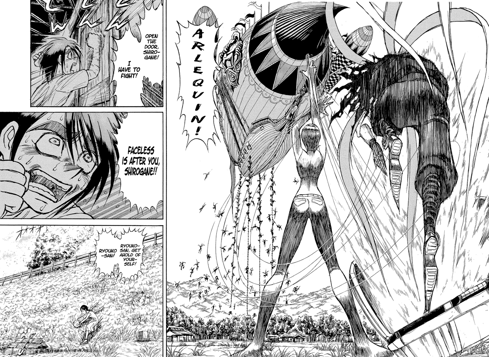 Karakuri Circus Chapter 336 page 19 - Chapter 336: Deus Ex Machina - Act 3: Attack on Kuroga Village