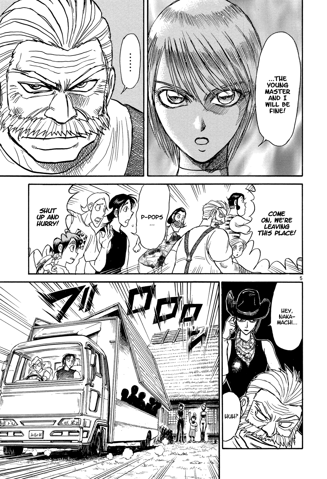 Karakuri Circus Chapter 336 page 9 - Chapter 336: Deus Ex Machina - Act 3: Attack on Kuroga Village