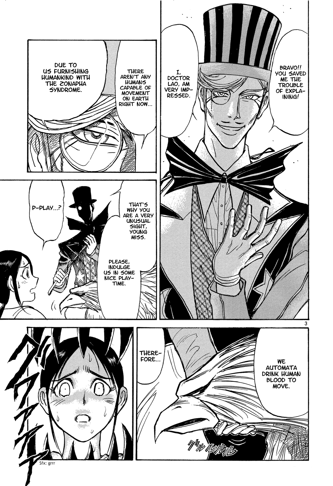 Karakuri Circus Chapter 337 page 3 - Chapter 337: Deus Ex Machina - Act 4: To Each Their Enemies