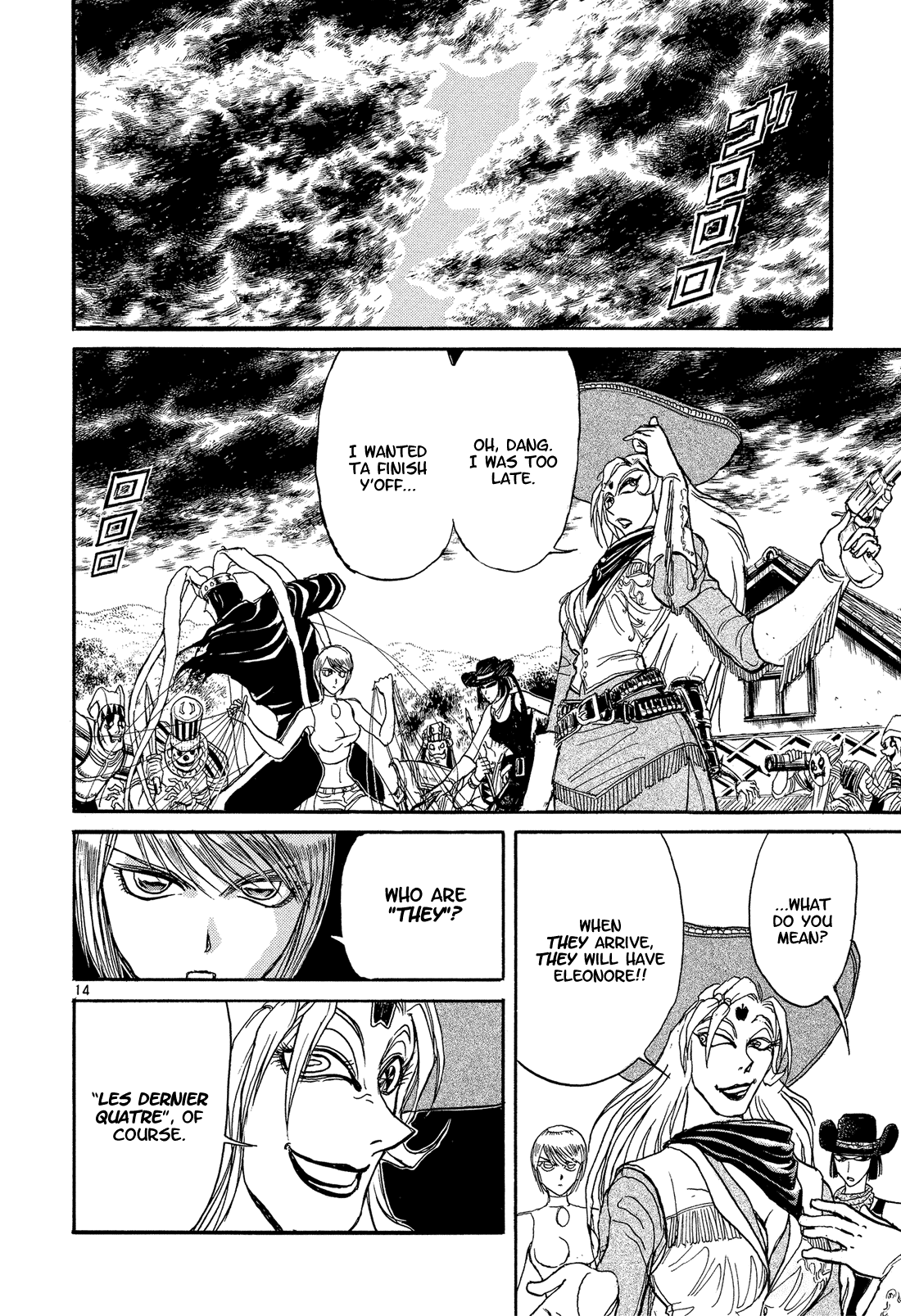 Karakuri Circus Chapter 338 page 14 - Chapter 338: Deus Ex Machina - Act 5: Les Dernier Quatre