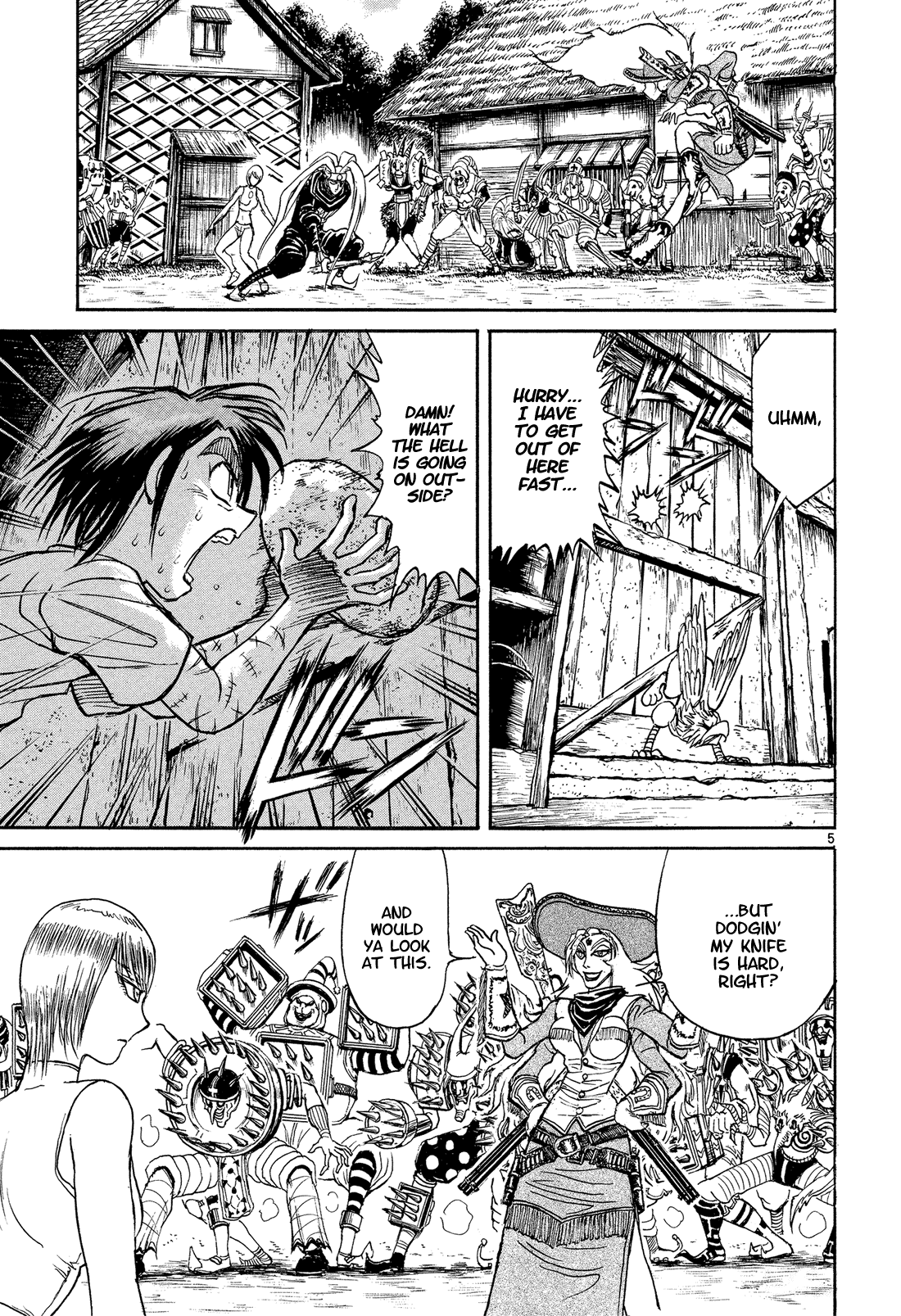 Karakuri Circus Chapter 338 page 5 - Chapter 338: Deus Ex Machina - Act 5: Les Dernier Quatre