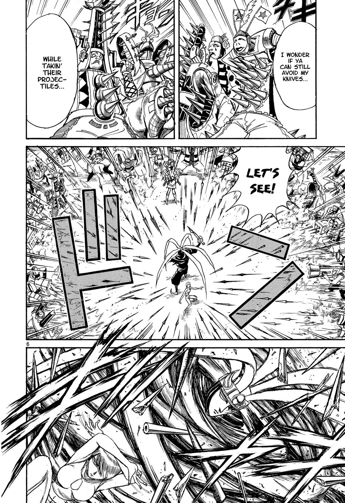 Karakuri Circus Chapter 338 page 6 - Chapter 338: Deus Ex Machina - Act 5: Les Dernier Quatre
